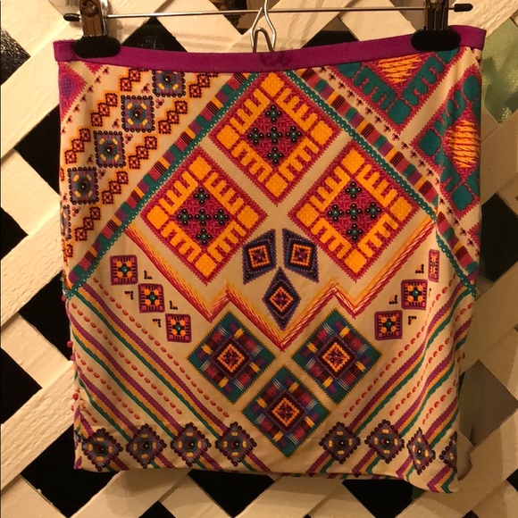 Multicolored Rampage Skirt with Beads - Picture 3 of 4